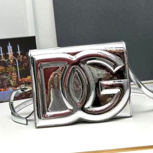 Dolce&Gabbana Small Leather Dg Logo Bag