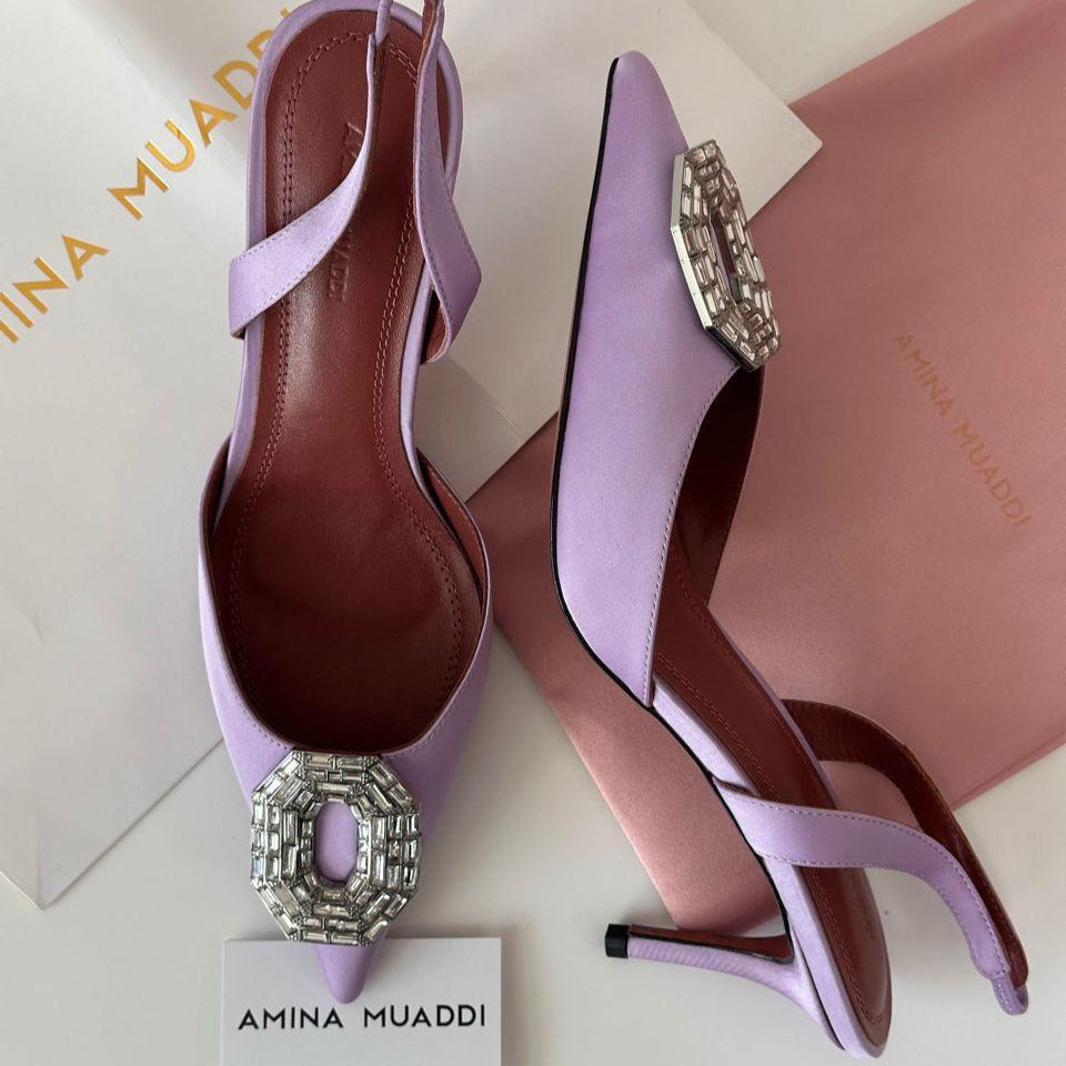 Amina Muaddi Style #7 Shoes