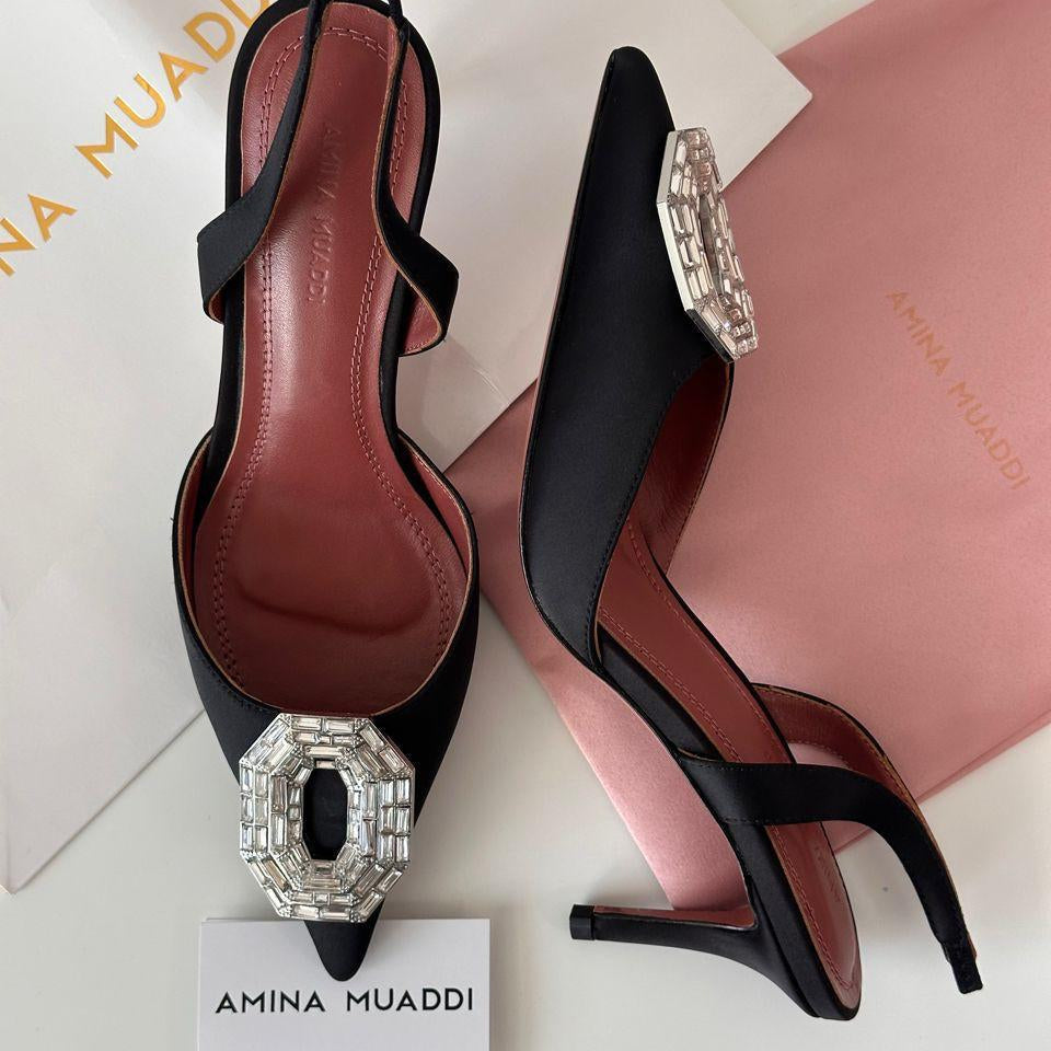 Amina Muaddi Style #7 Shoes