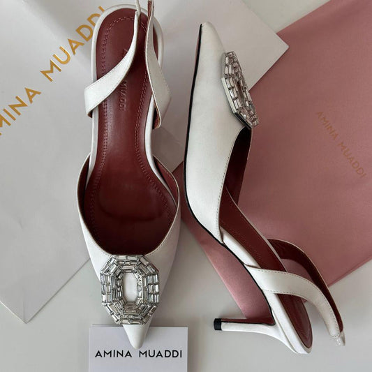 Amina Muaddi Style #7 Shoes