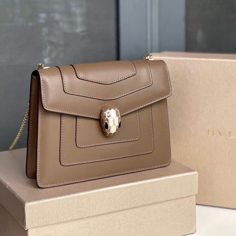 Bulgari Serpenti Forever East_West Shoulder Soft Bag